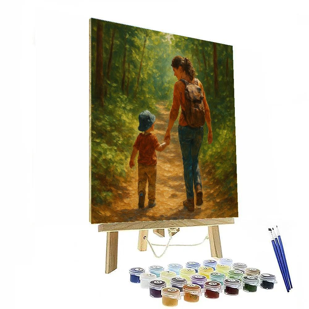 Hiking Trail Bonds Painting by numbers kit