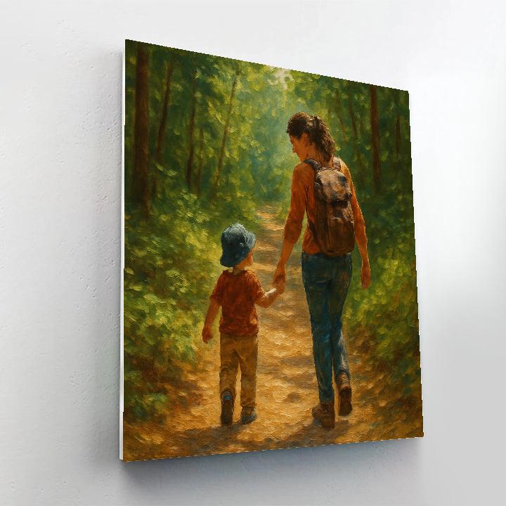 Hiking Trail Bonds Painting by numbers kit
