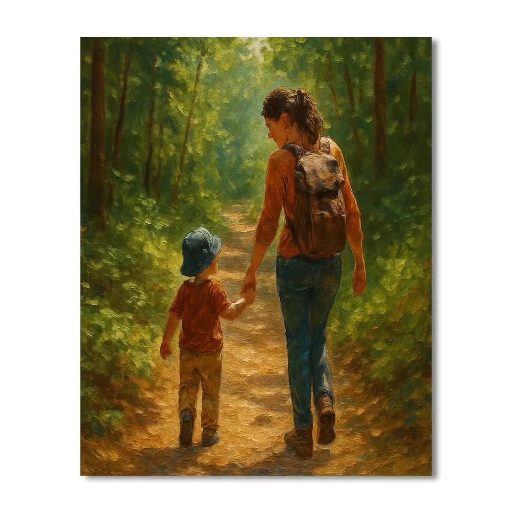 Hiking Trail Bonds Painting by numbers kit
