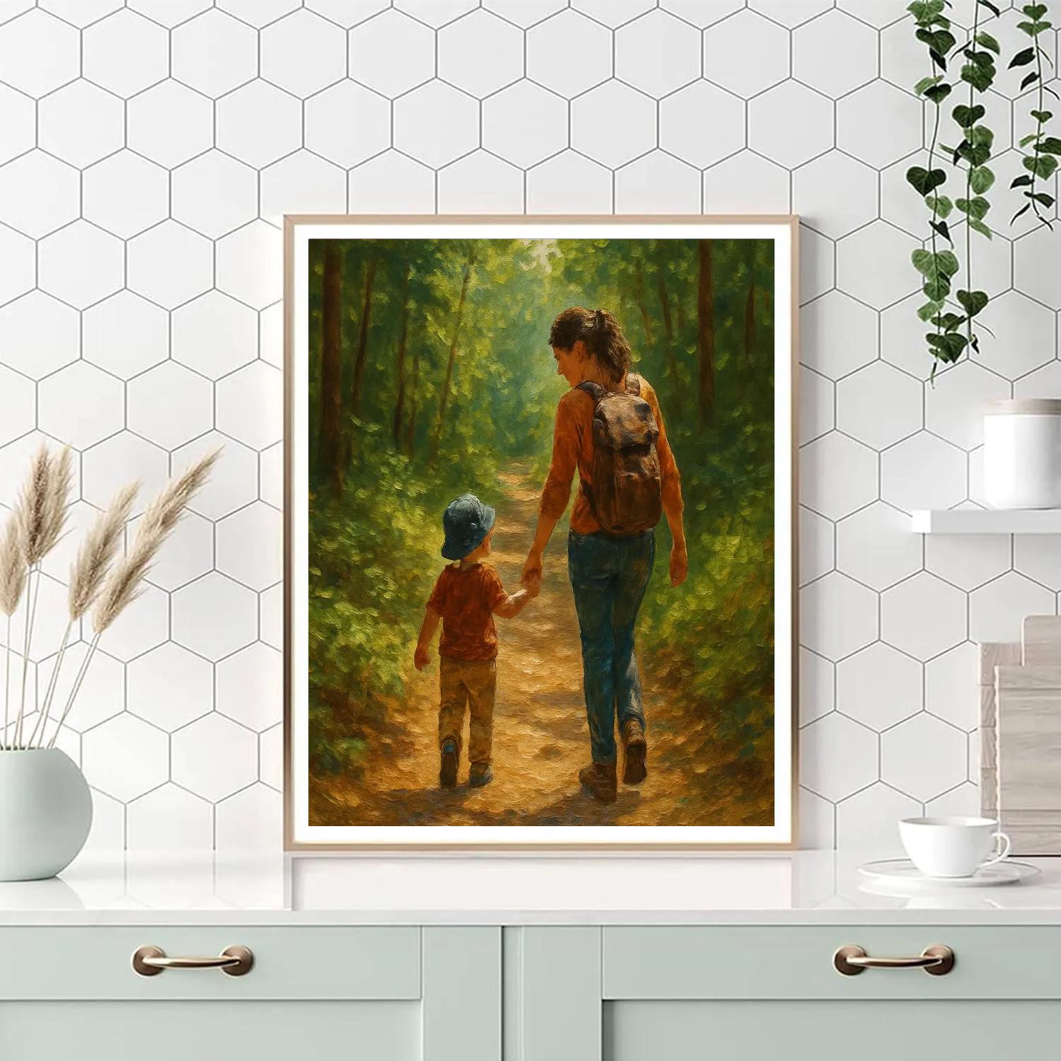 Hiking Trail Bonds Painting by numbers kit