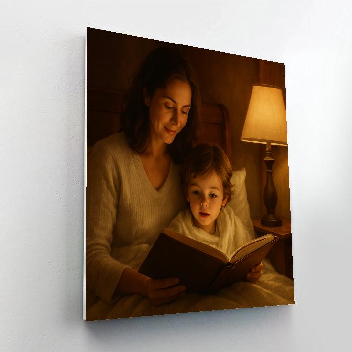 Evening Storytime Glow Paint by numbers kits