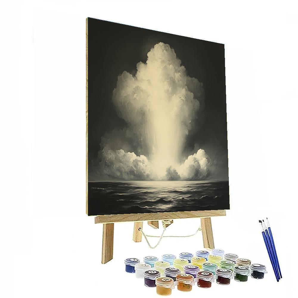 Caravaggio Inspired Cloud Chamber paint by numbers