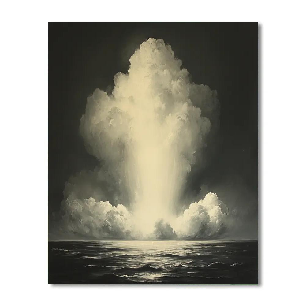 Caravaggio Inspired Cloud Chamber paint by numbers