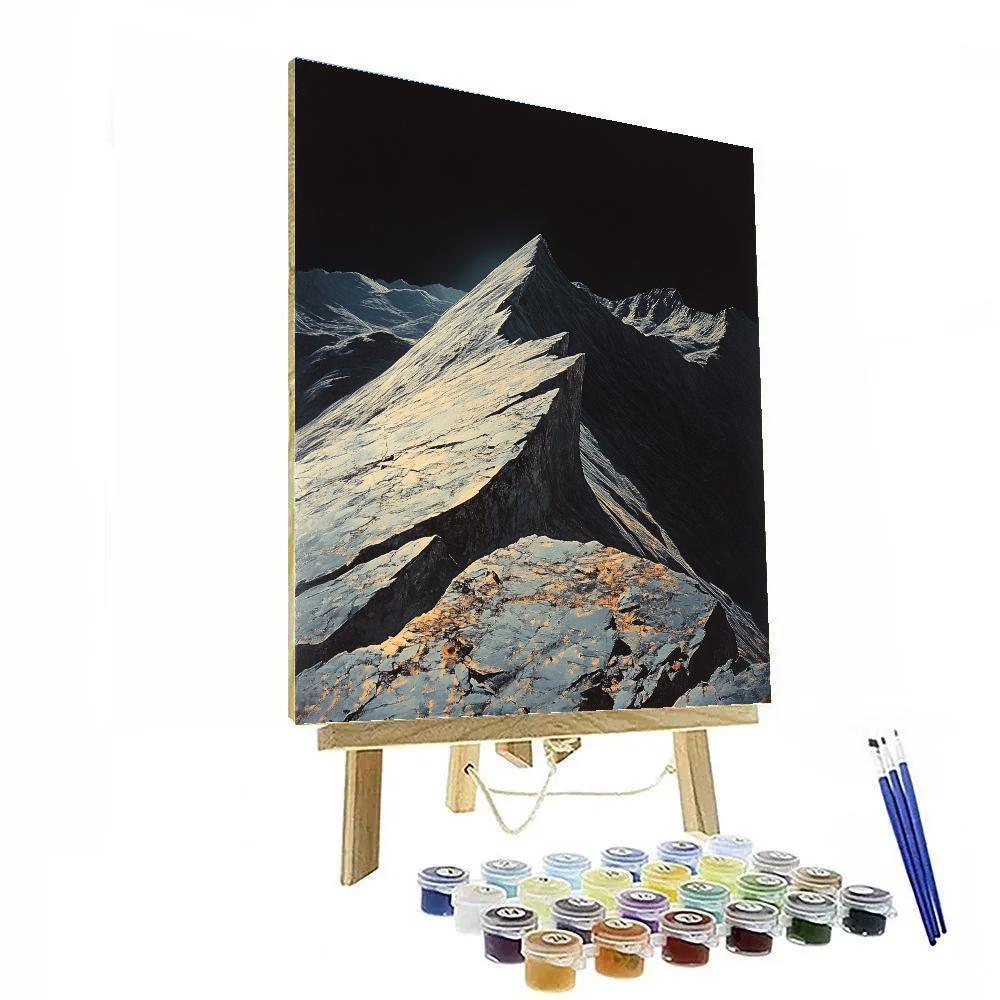 Caravaggio Inspired Mountain Shadow Paint by numbers kits