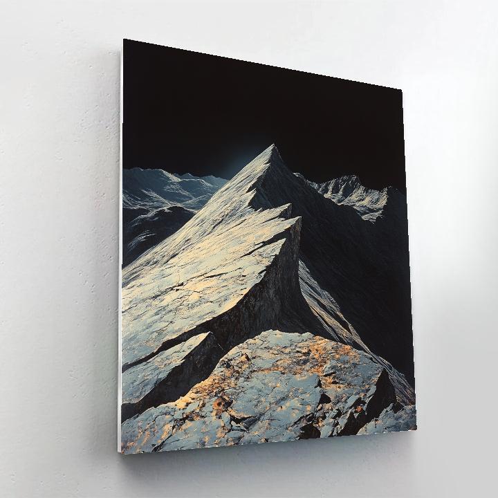 Caravaggio Inspired Mountain Shadow Paint by numbers kits