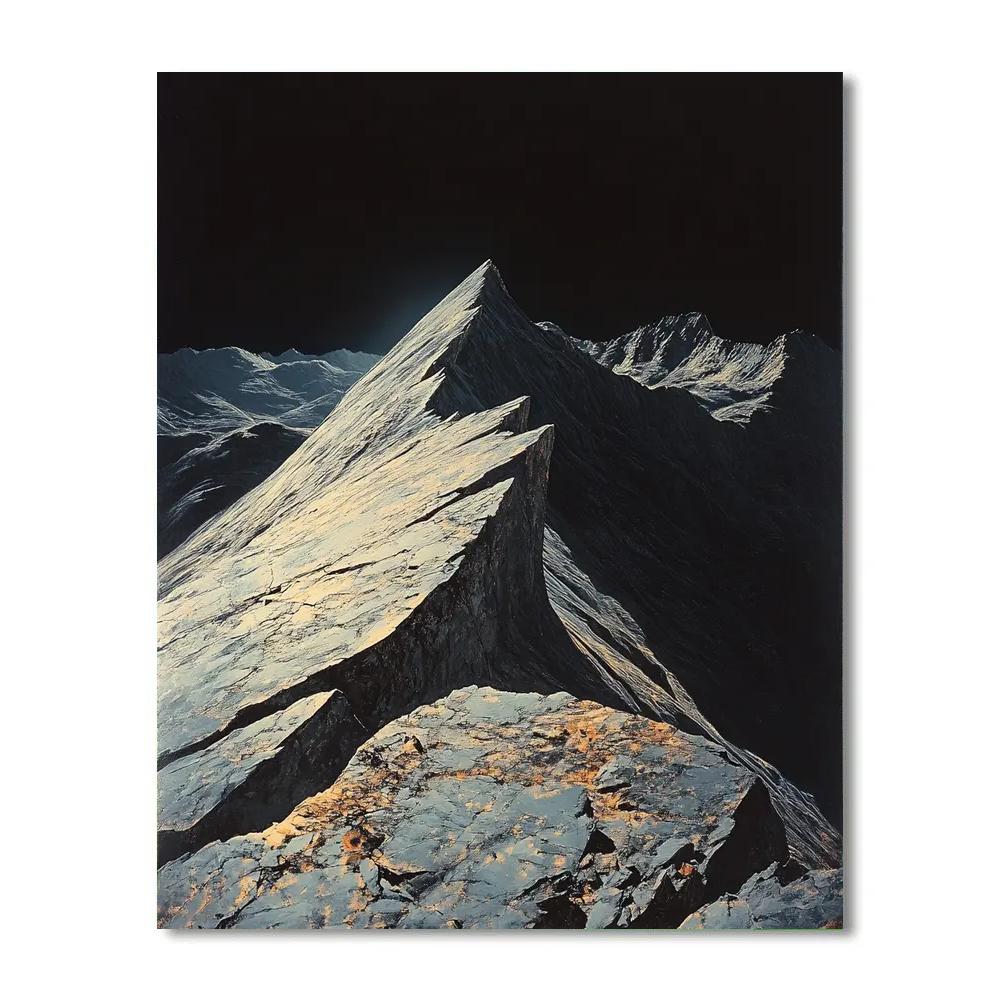 Caravaggio Inspired Mountain Shadow Paint by numbers kits