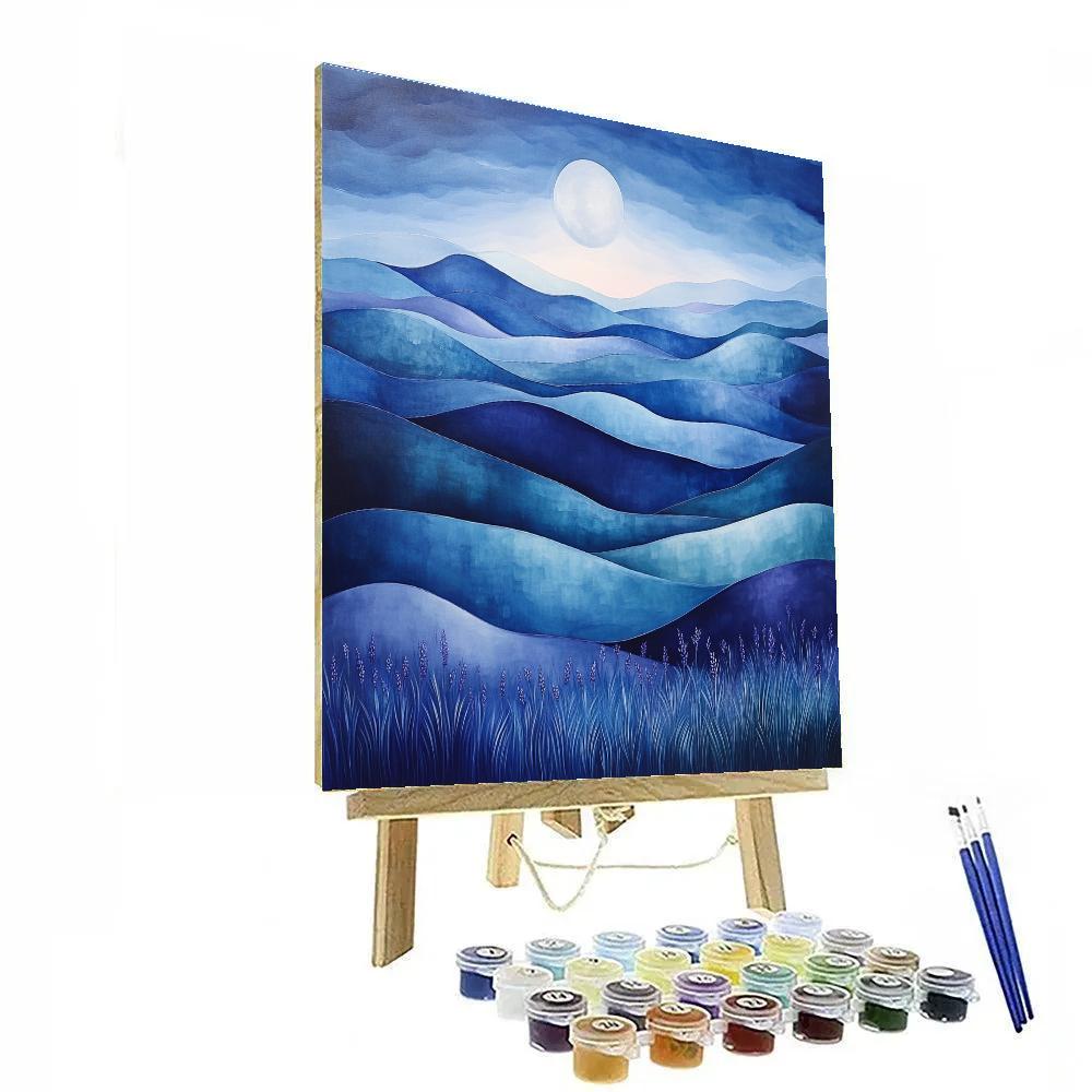 Edgar Degas Inspired Porcelain Moonlight Paint by numbers kits