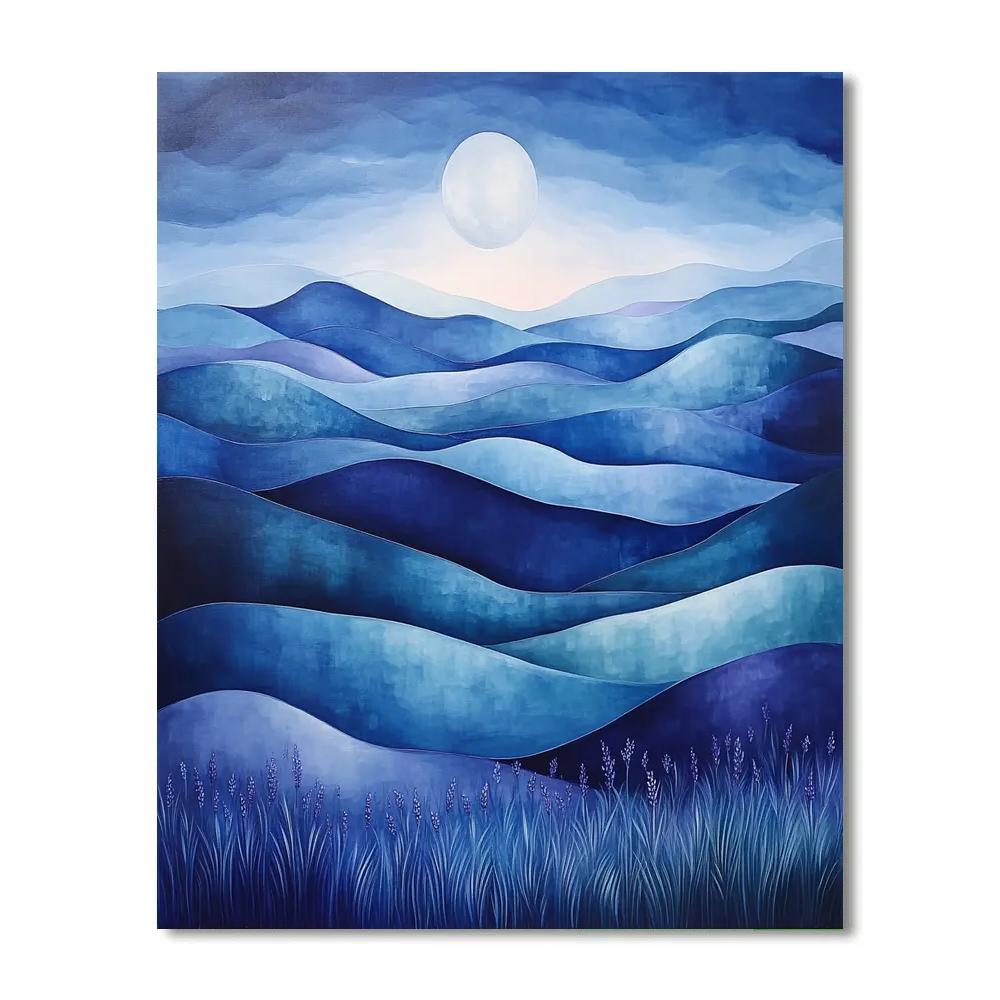 Edgar Degas Inspired Porcelain Moonlight Paint by numbers kits