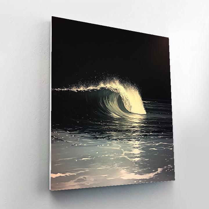 Caravaggio Inspired Oceanic Wave Crest painting number kit