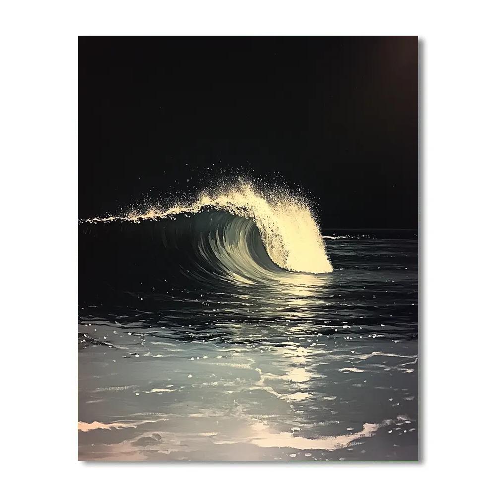 Caravaggio Inspired Oceanic Wave Crest painting number kit