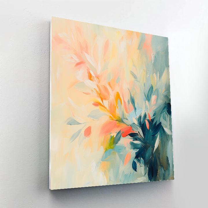 Edgar Degas Inspired Garden Of Quiet Instruments paint by color