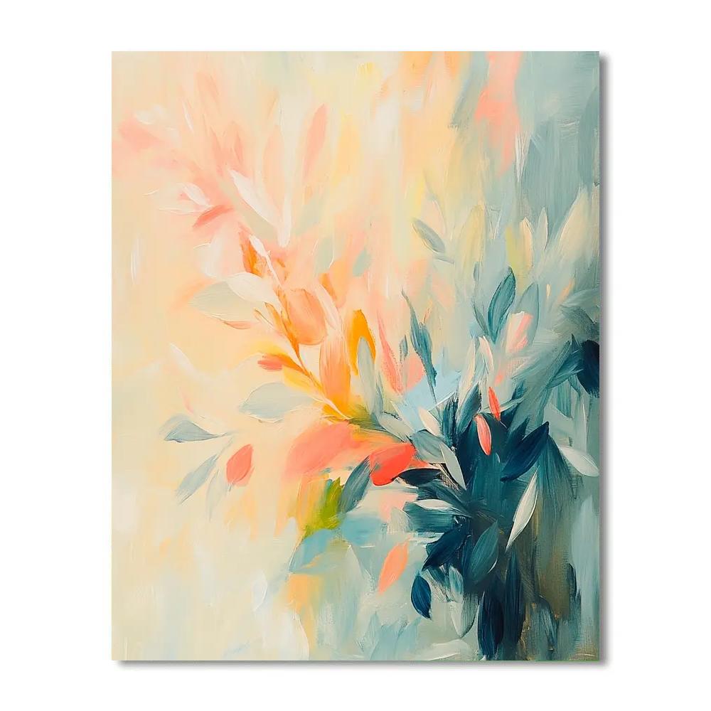 Edgar Degas Inspired Garden Of Quiet Instruments paint by color