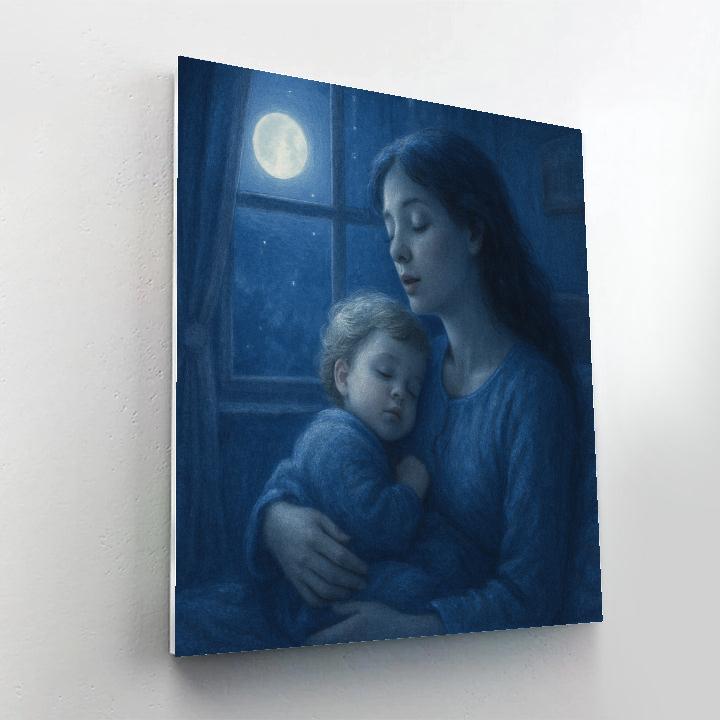 Moonlit Lullaby Number painting