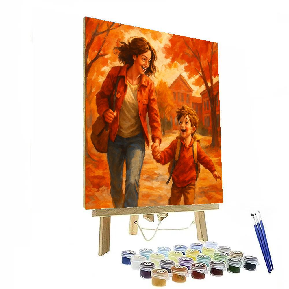 First Day Adventure paint by number