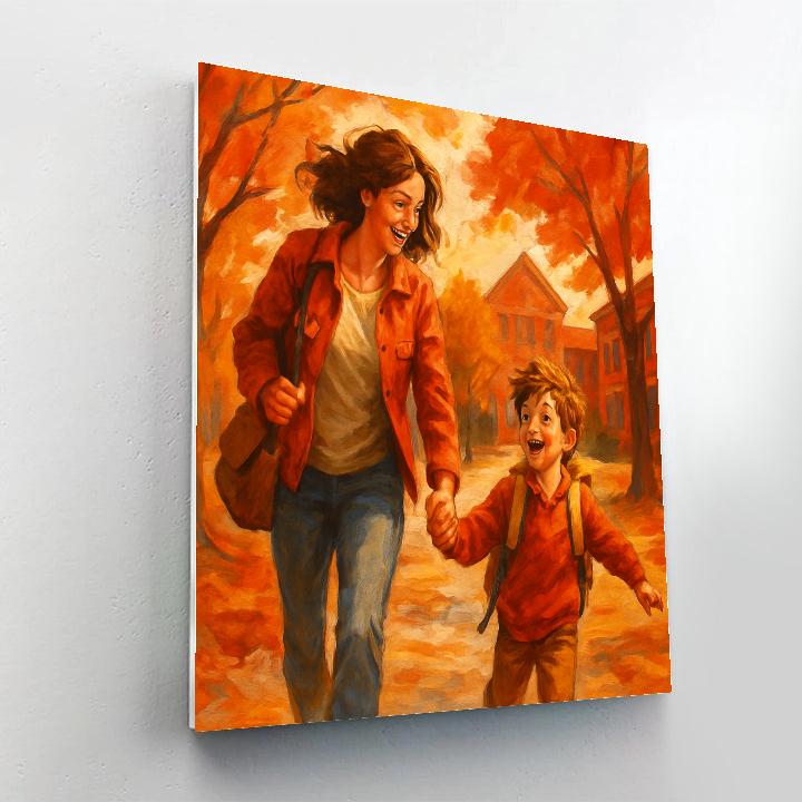 First Day Adventure paint by number