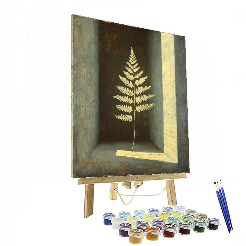 Caravaggio Inspired Fern Shadow Play painting number kit
