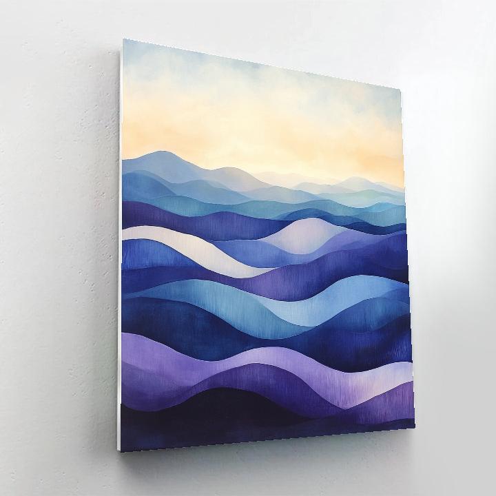 Edgar Degas Inspired Ribboned Twilight paint by numbers