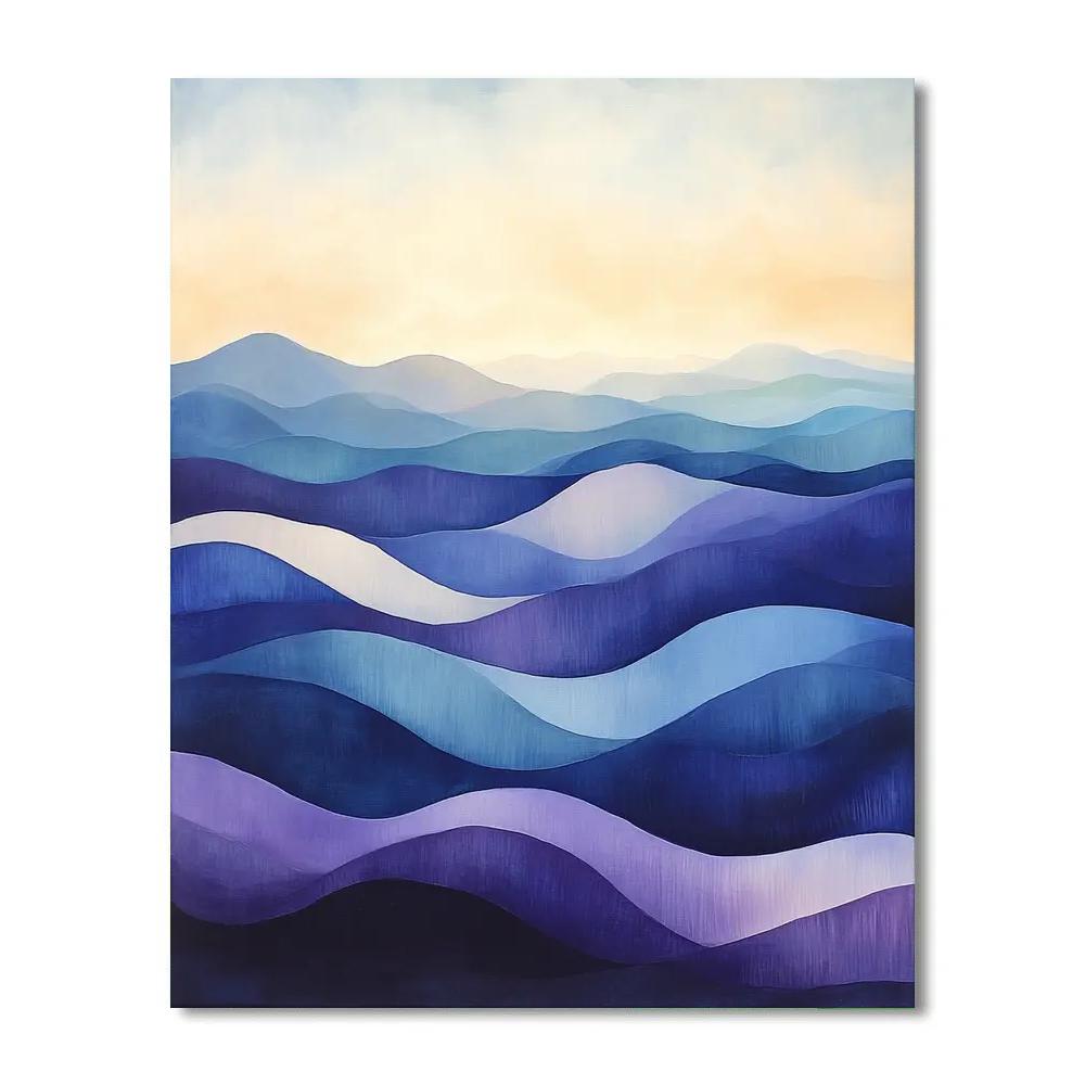 Edgar Degas Inspired Ribboned Twilight paint by numbers