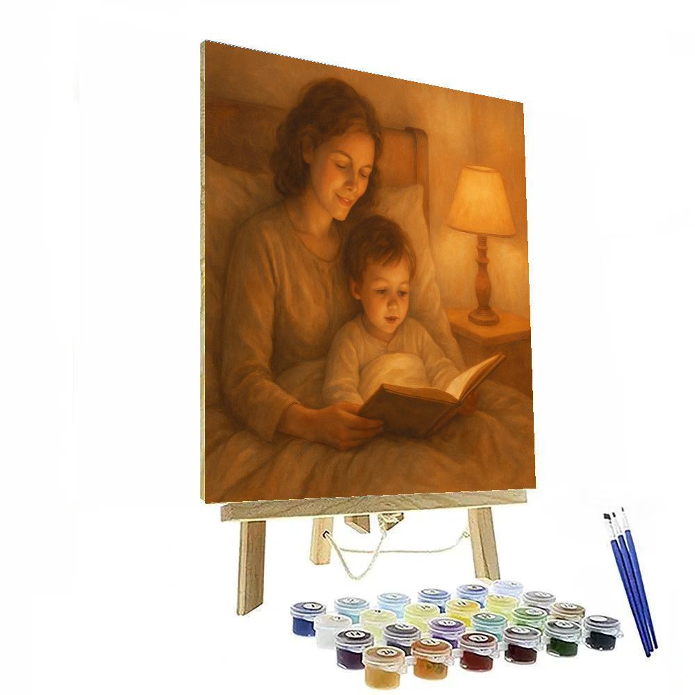 Bedtime Storytime Glow Numbered painting kits