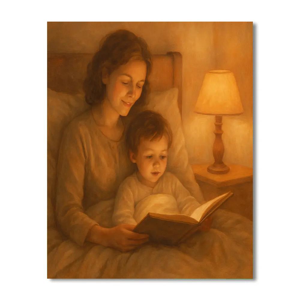 Bedtime Storytime Glow Numbered painting kits