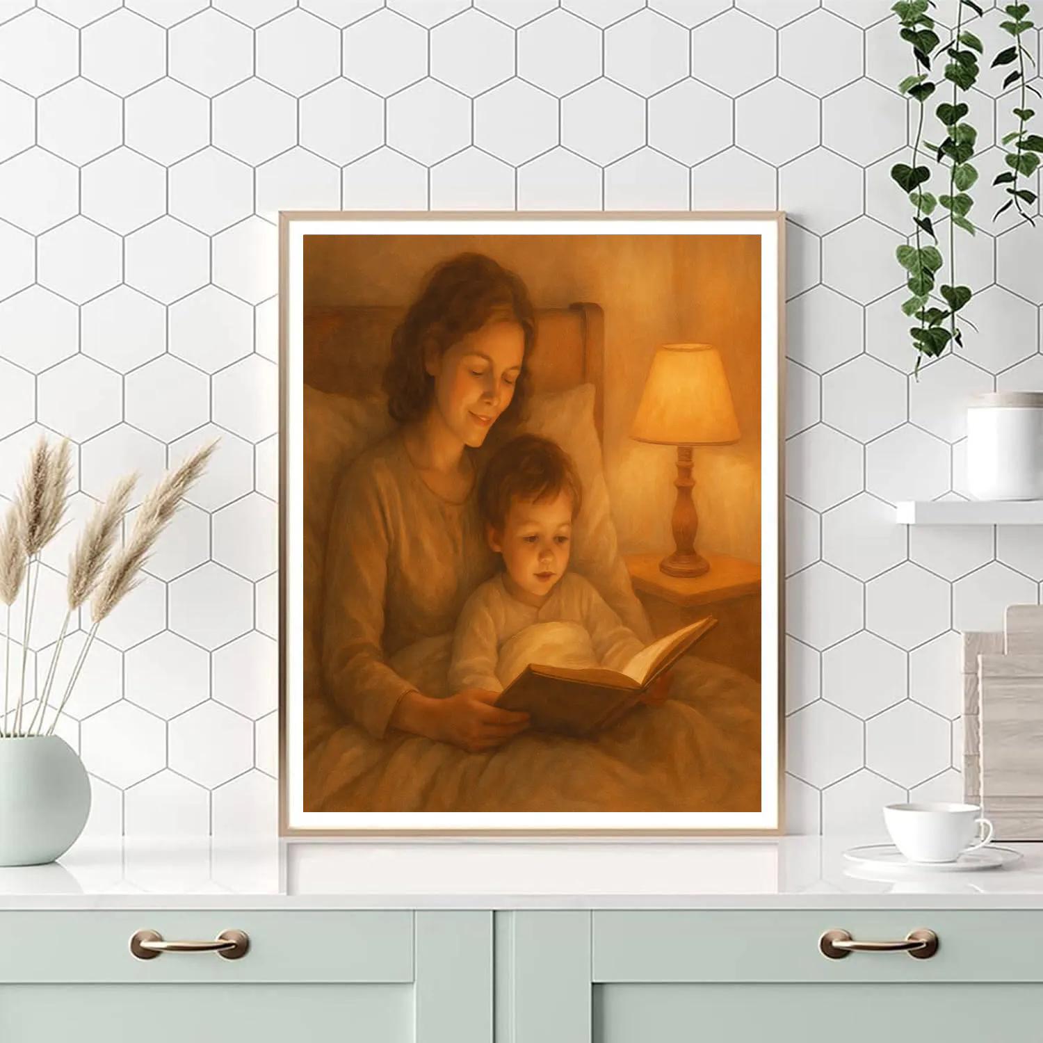 Bedtime Storytime Glow Numbered painting kits