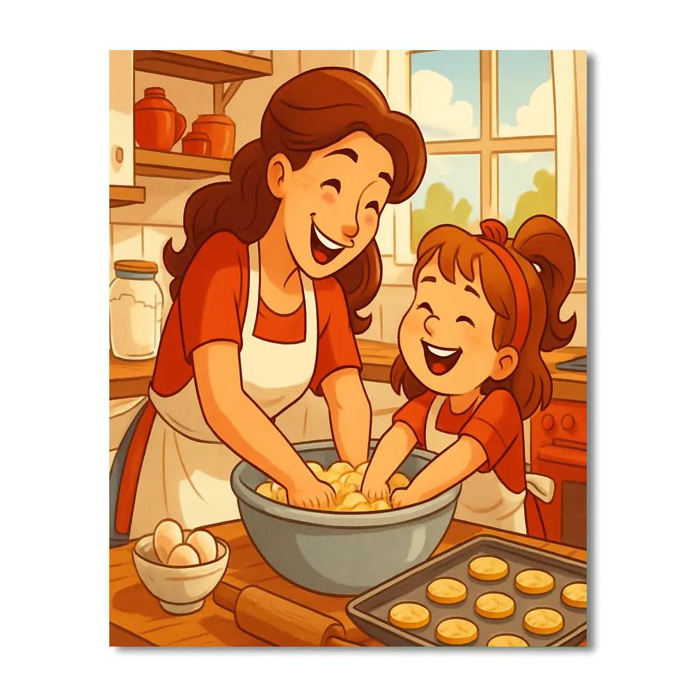 Cooking Up Love Paint by numbers kits