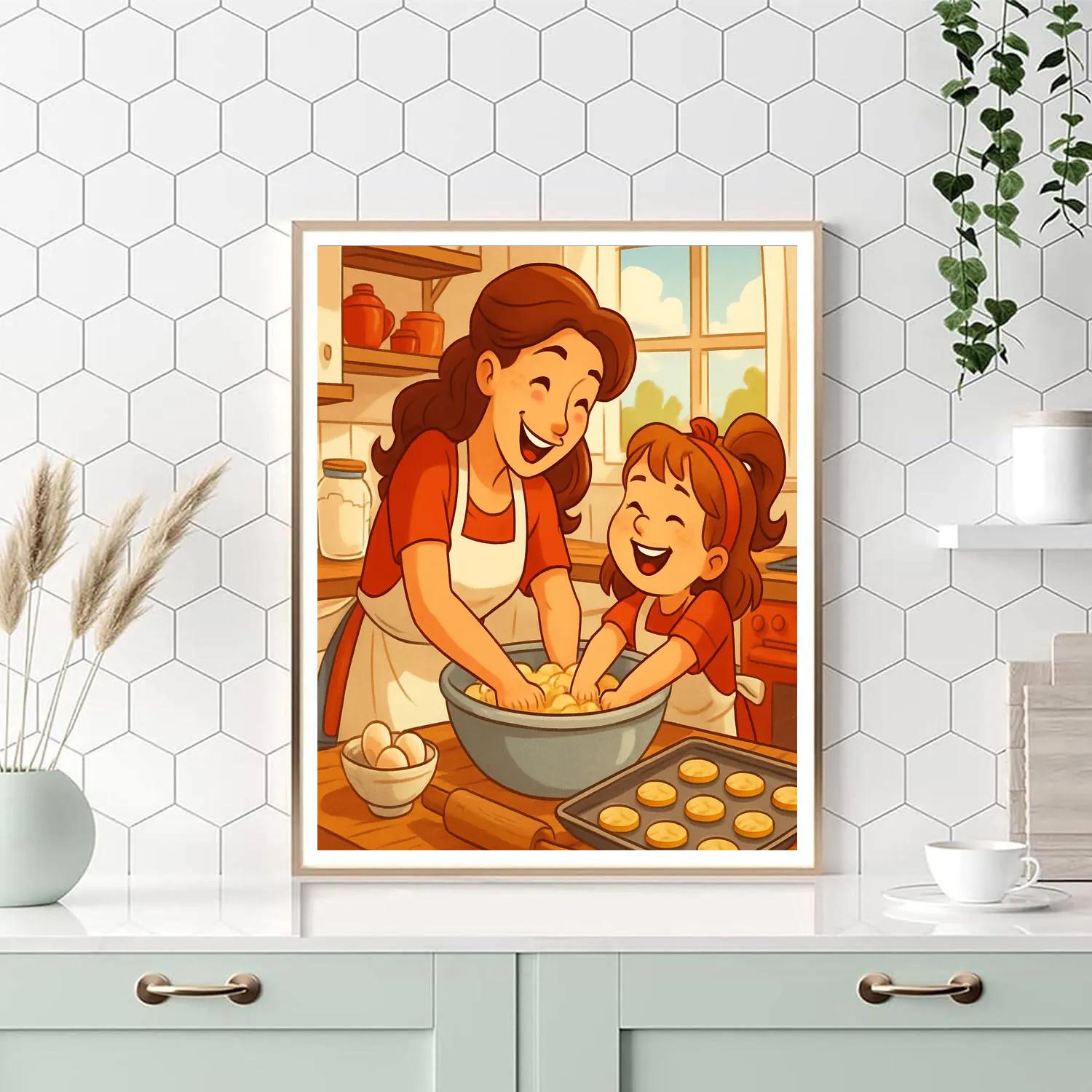 Cooking Up Love Paint by numbers kits
