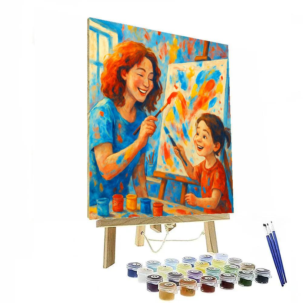 Painting Memories Together Number painting