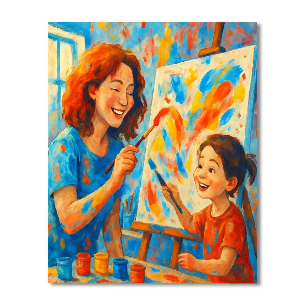 Painting Memories Together Number painting