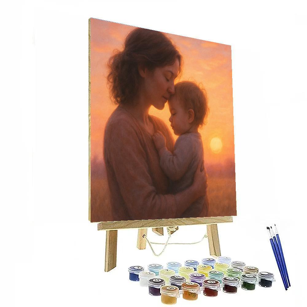 Morning Embrace At Sunrise Numbered painting kits