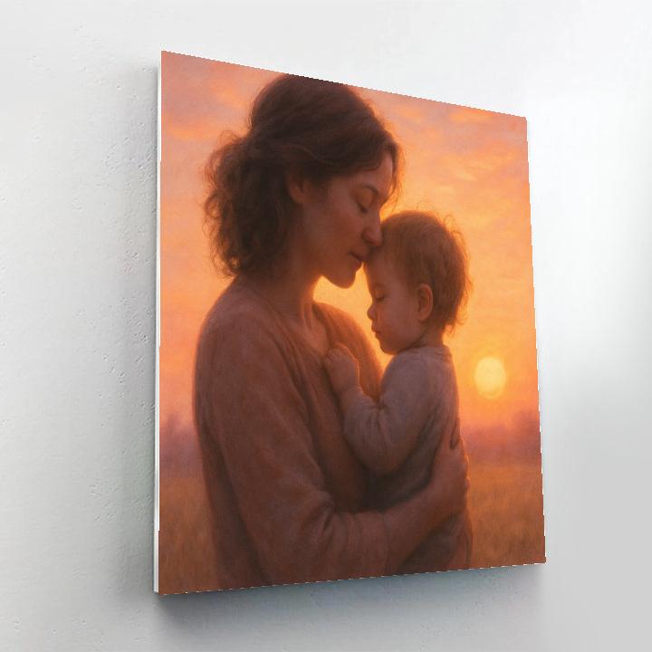 Morning Embrace At Sunrise Numbered painting kits