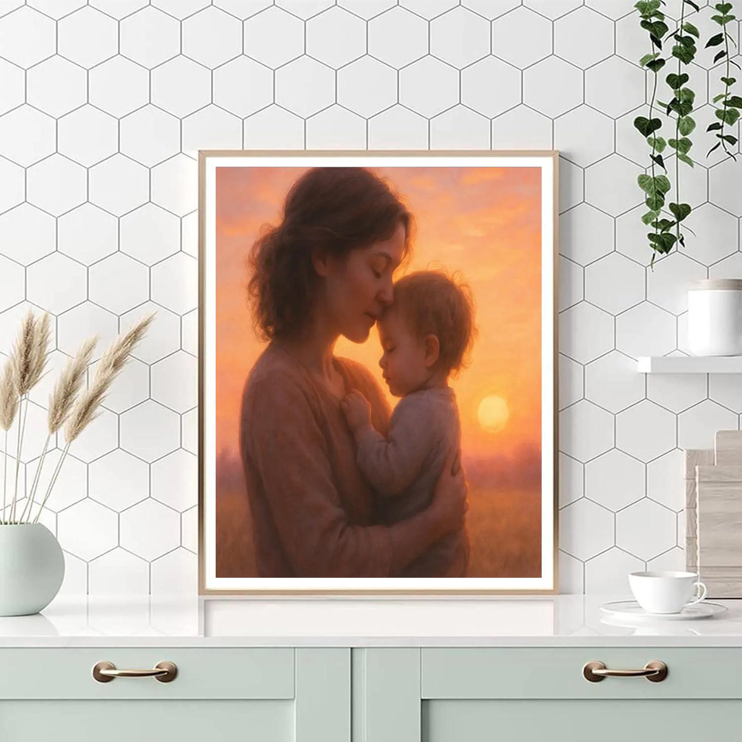 Morning Embrace At Sunrise Numbered painting kits