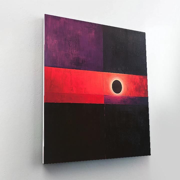 Mark Rothko Inspired Solar Eclipse Painting by numbers kit