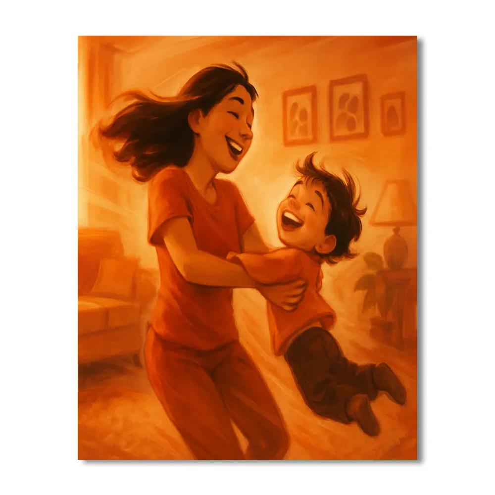 Dancing In The Living Room paint by color