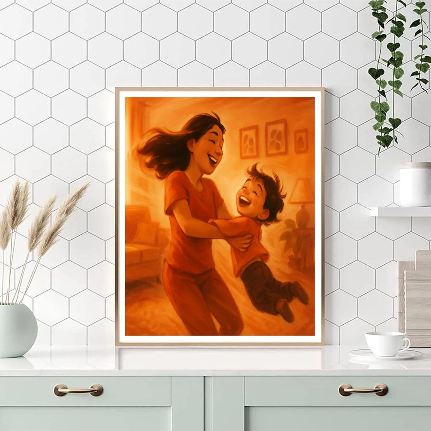 Dancing In The Living Room paint by color