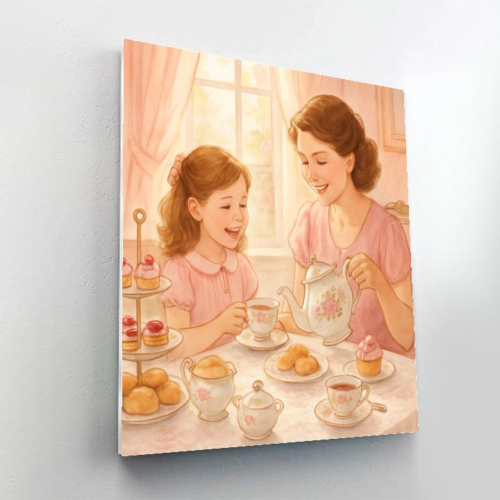 Afternoon Tea Party DIY paint by numbers