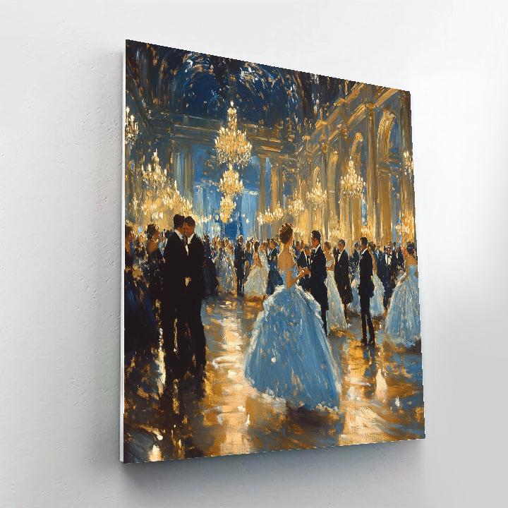 John Singer Sargent Inspired Elegant Evening Party paint by number