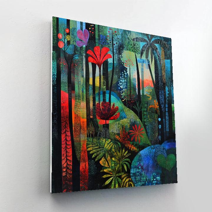 Max Ernst Inspired Fantasy Jungle DIY paint by numbers