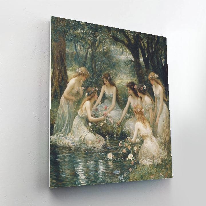 John William Waterhouse Inspired Mythic Nymphs DIY paint by numbers