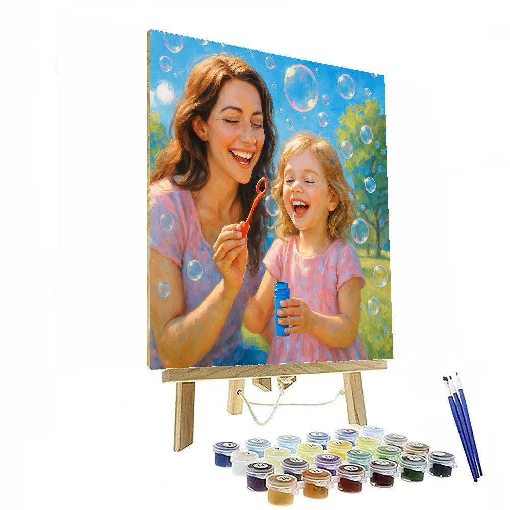 Sharing A Bubble Wand paint by numbers