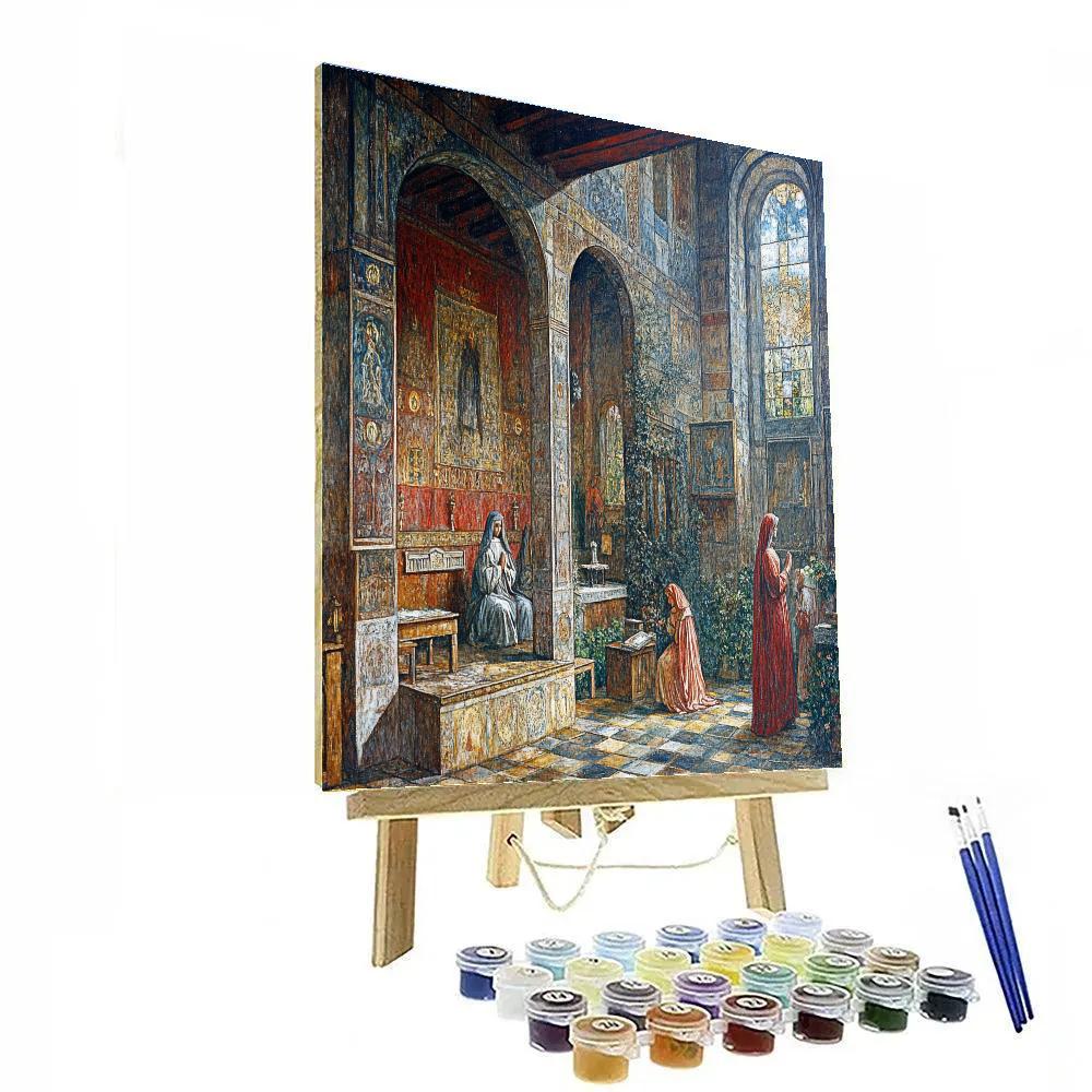 William Holman Hunt Inspired Morning Ritual paint by number