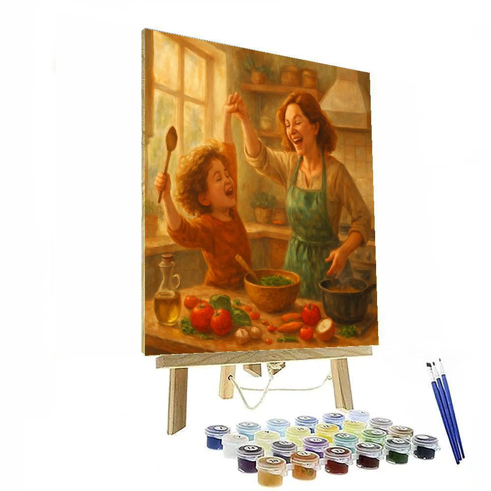 Dancing In The Kitchen paint by numbers