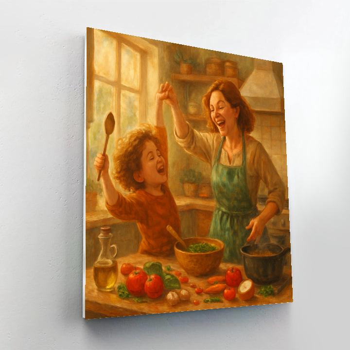 Dancing In The Kitchen paint by numbers