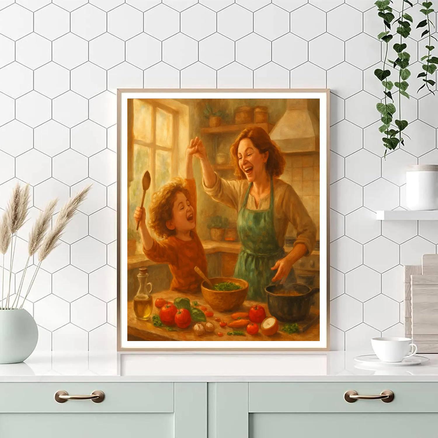 Dancing In The Kitchen paint by numbers