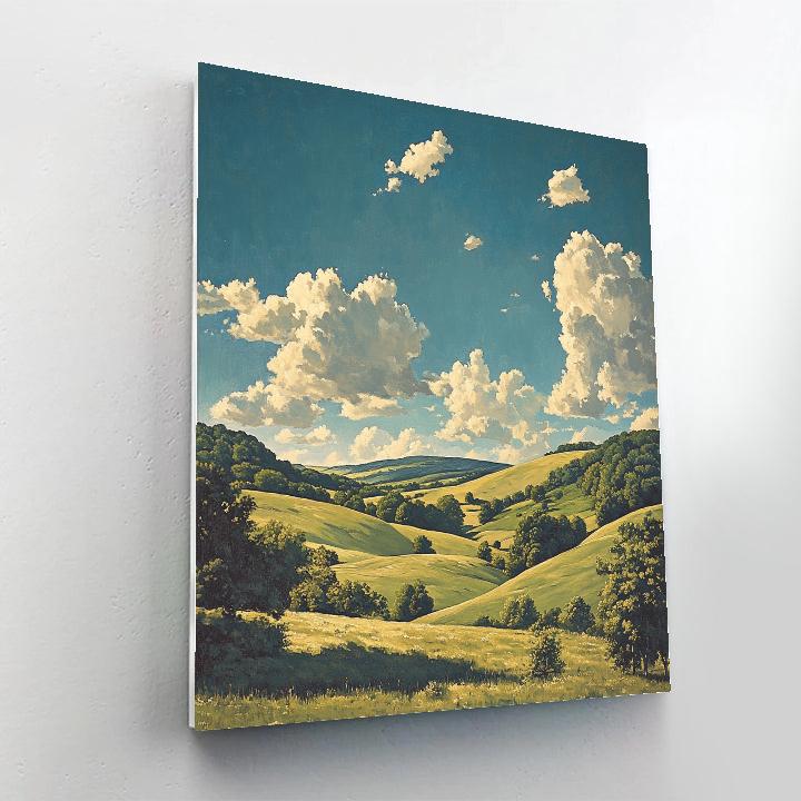 John Constable Inspired Rolling Hills Paint by numbers kits