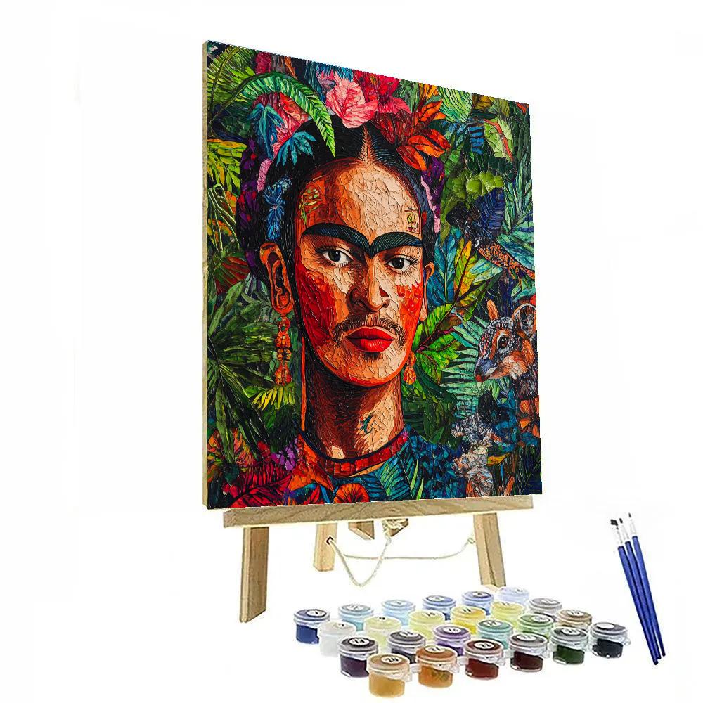Frida Kahlo Inspired Personal Garden Numbered painting kits