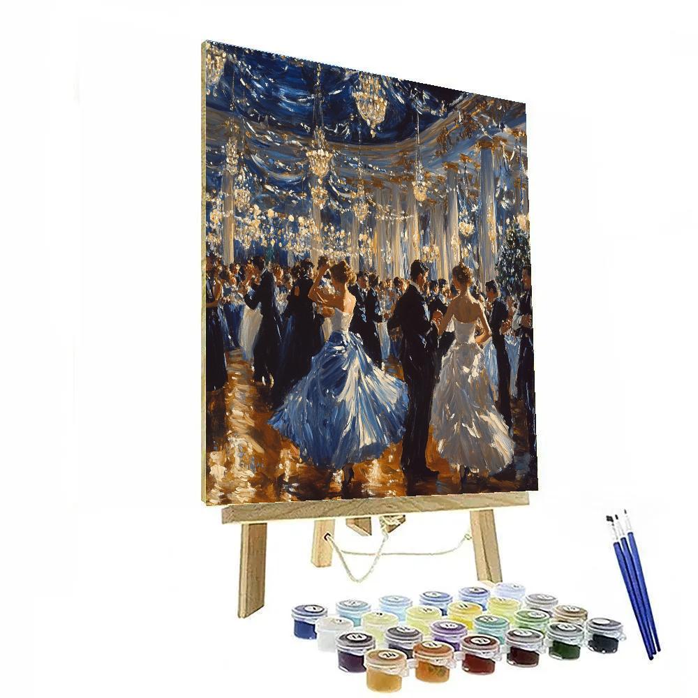 John Singer Sargent Inspired Elegant Ballroom Numbered painting kits