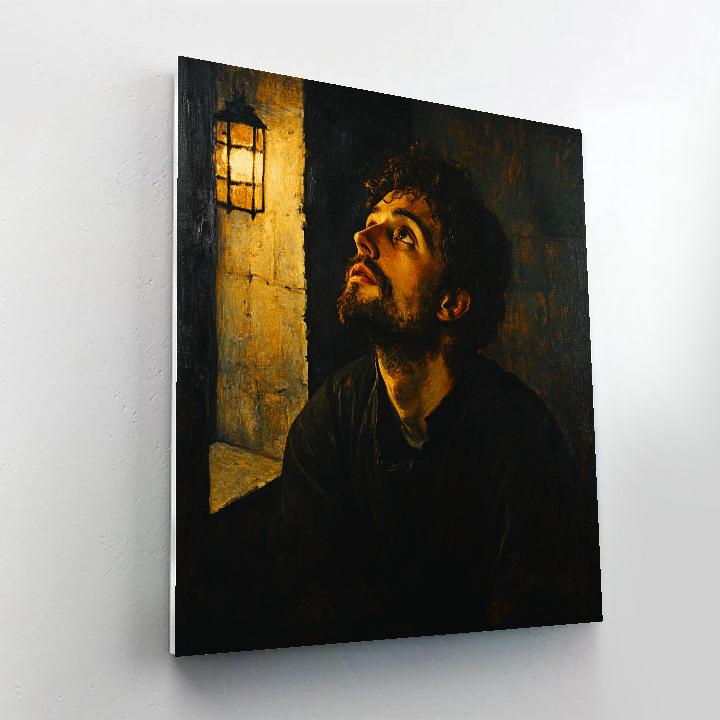 Caravaggio Inspired Dramatic Lighting Scene painting number kit