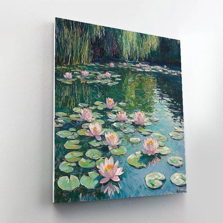 Claude Monet Inspired Water Lily Pond Painting by numbers kit