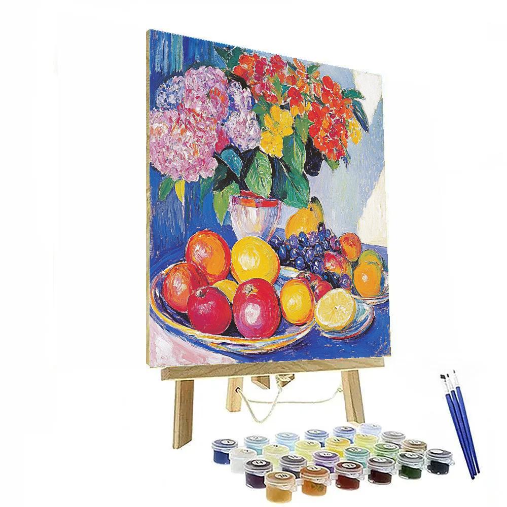 Henri Matisse Inspired Vibrant Still Life Paint by numbers kits